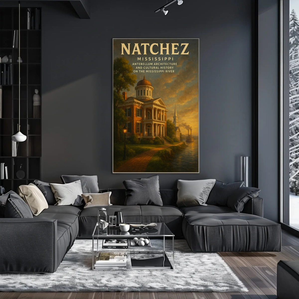 Natchez, Mississippi Antebellum Poster