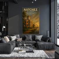 Natchez, Mississippi Antebellum Poster