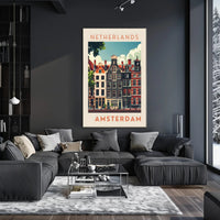 Amsterdam Architecture Poster