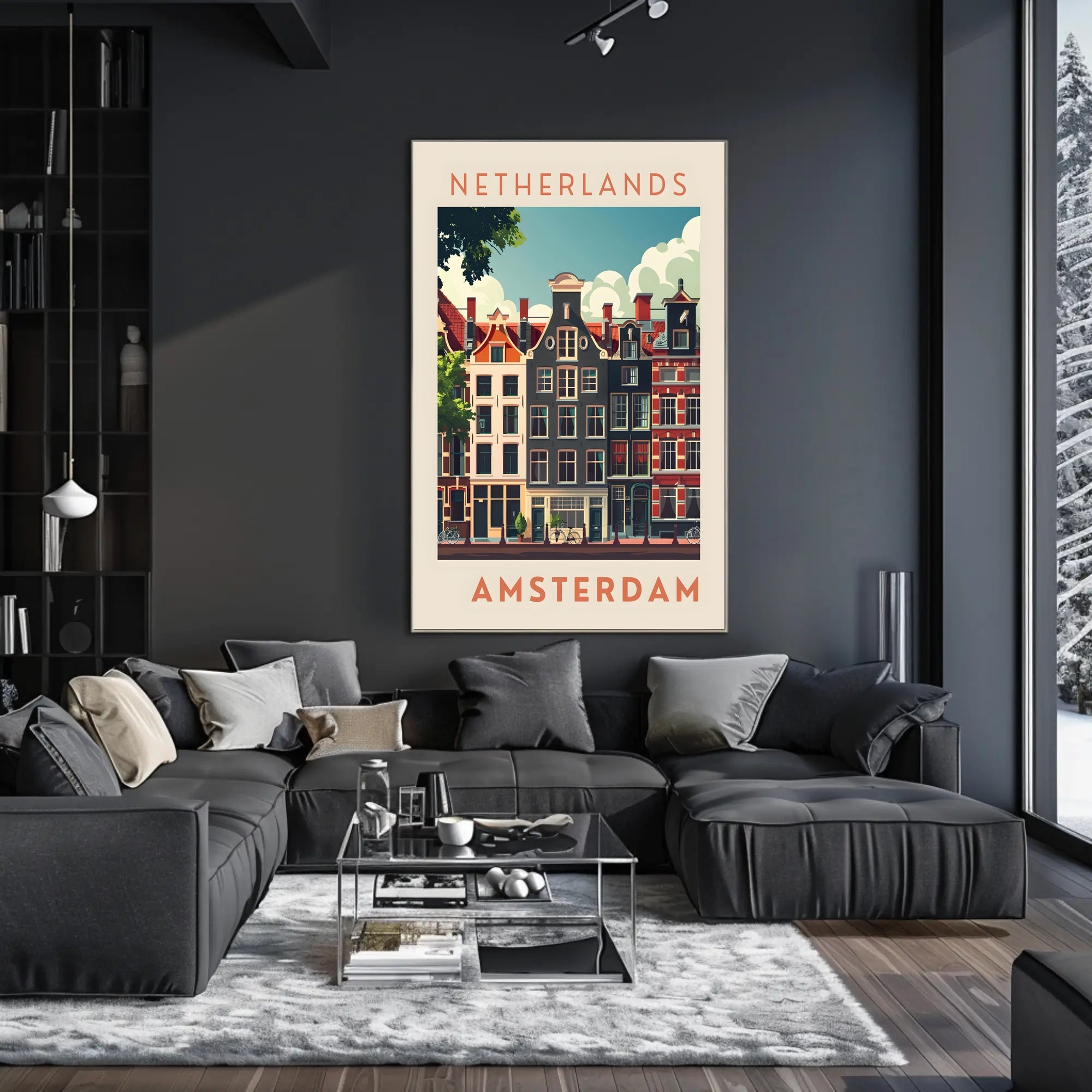 Amsterdam Architecture Poster