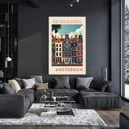 Amsterdam Architecture Poster