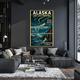 Alaska Adventure Poster Museum Quality Nature Lovers