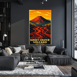 Sunset Crater Volcano Poster