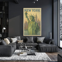New York Poster Art Premium Museum Print For Living Rooms
