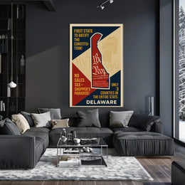 Delaware Constitution Ratification Poster PosterGoat