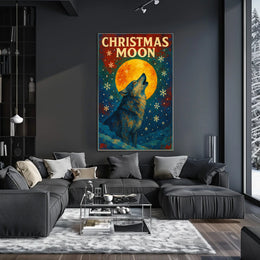 Christmas Moon Poster