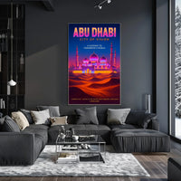 Abu Dhabi Visionary Gateway Travel Poster