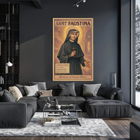 Saint Faustina Poster PosterGoat