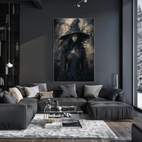 Enigmatic Forest Witch Poster