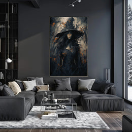 Enigmatic Forest Witch Poster