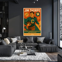 Celebrating Jim Thorpe Greatest Athlete Poster