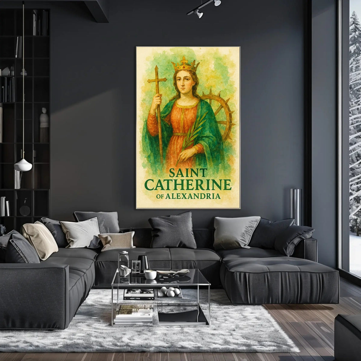 Saint Catherine of Alexandria Poster
