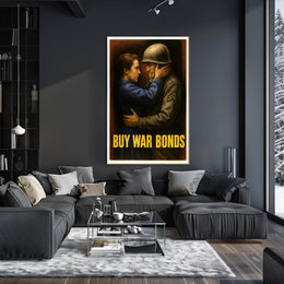 Buy War Bonds Poster PosterGoat