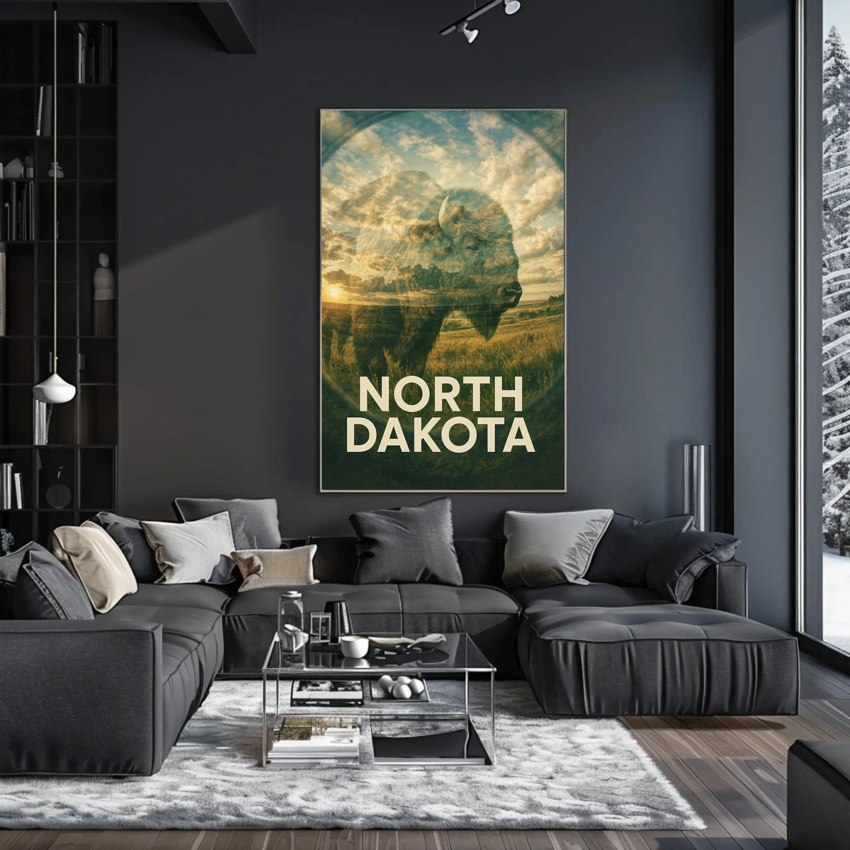 North Dakota Wilderness Poster