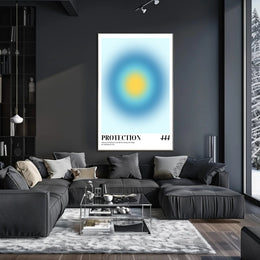 Protection Embrace Modern Abstract Artistic Poster PosterGoat