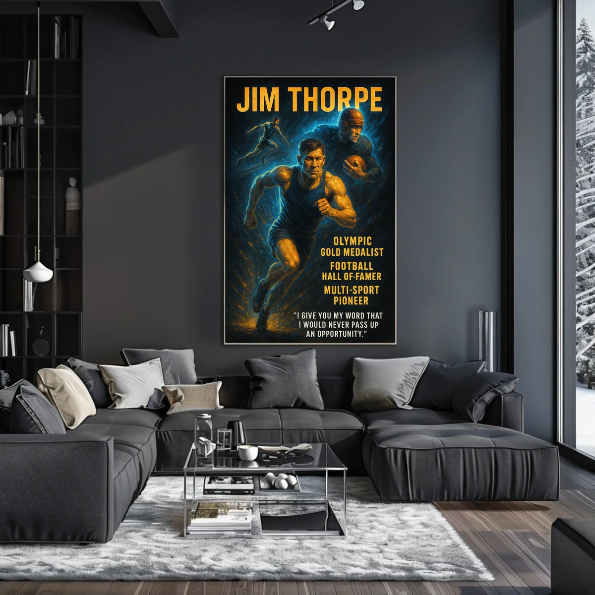 Celebrating a Legend Jim Thorpe Poster