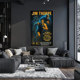 Celebrating a Legend Jim Thorpe Poster