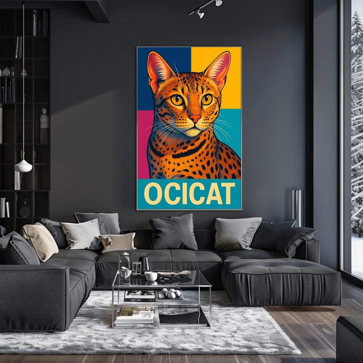 Ocicat Portrait Poster