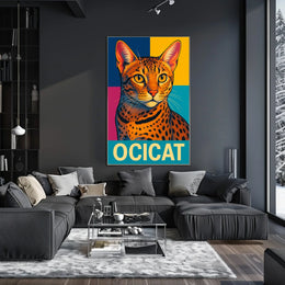 Ocicat Portrait Poster