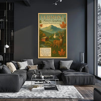Vermont Scenic Beauty Vintage Travel Promotion Poster