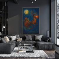 RudolphS Starry Night Poster