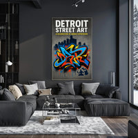 Detroit Street Art Celebration Poster PosterGoat