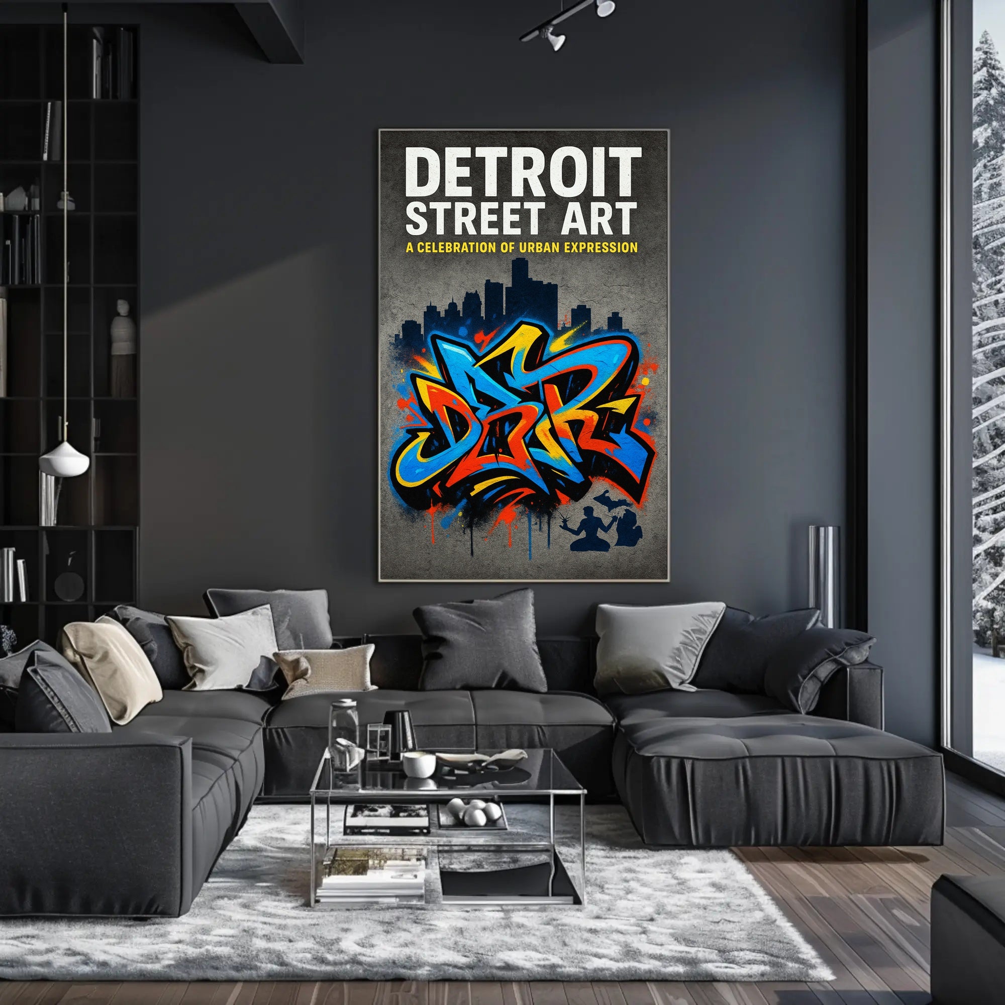 Detroit Street Art Celebration Poster PosterGoat
