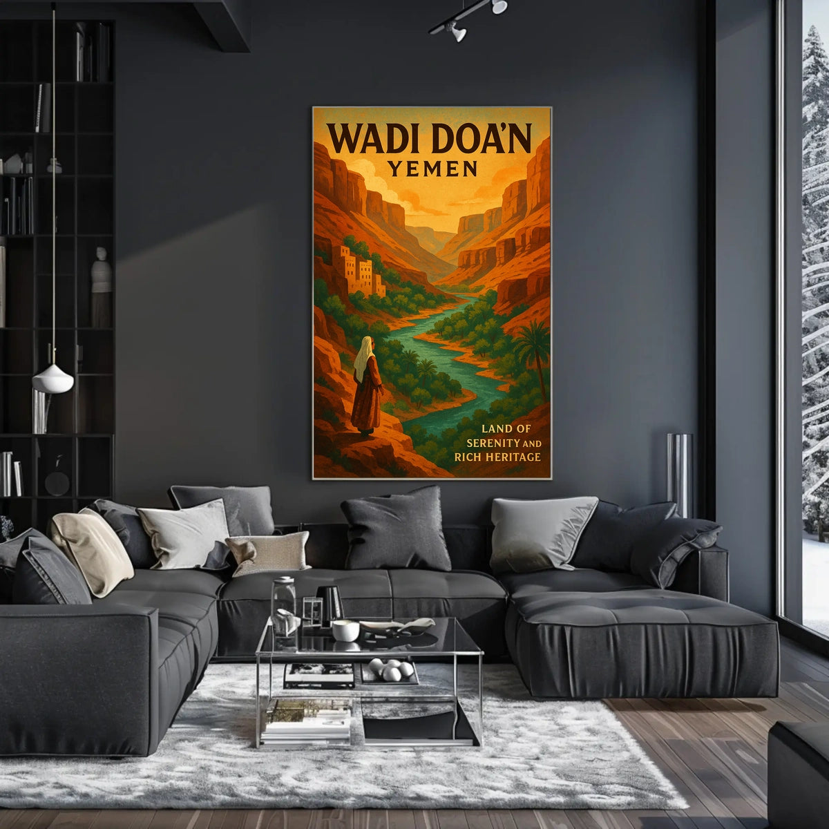 Wadi DoaN, Yemen Land Of Serenity And Poster