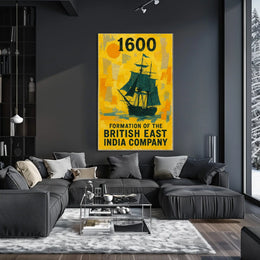 Formation of the British East India Company Poster