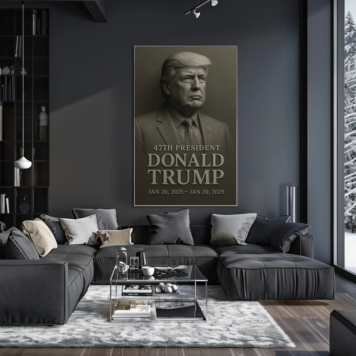 Donald Trump 47th President Poster