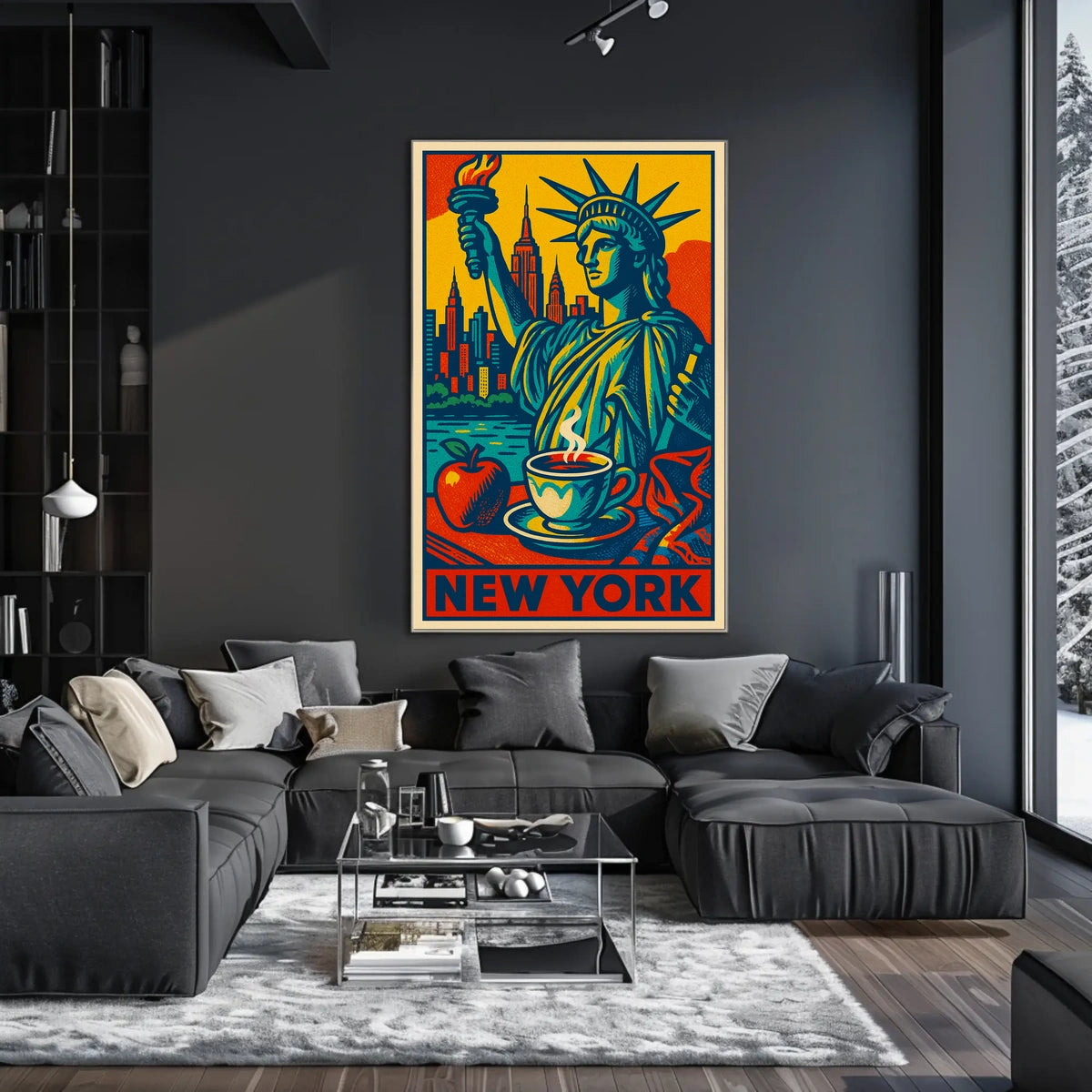 New York Iconic Imagery Poster
