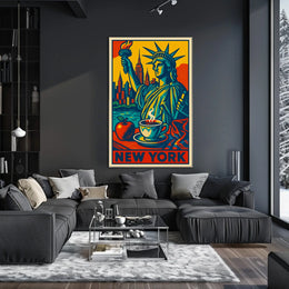 New York Iconic Imagery Poster