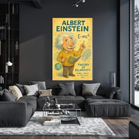 Albert Einstein Theory Of Relativity Poster