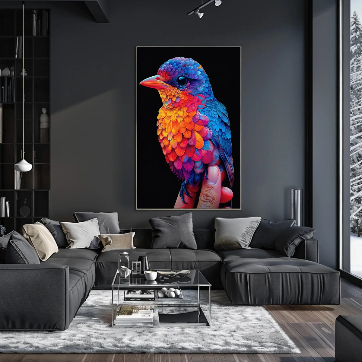 Vibrant Bird Of Paradise Poster