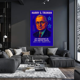 Harry S. Truman 33rd President Poster
