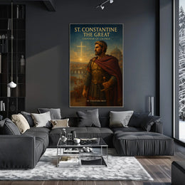 St. Constantine The Great Emperor Of Poster