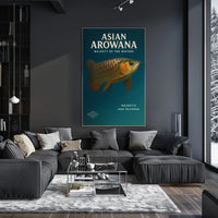 Asian Arowana Majesty of the Waters Poster