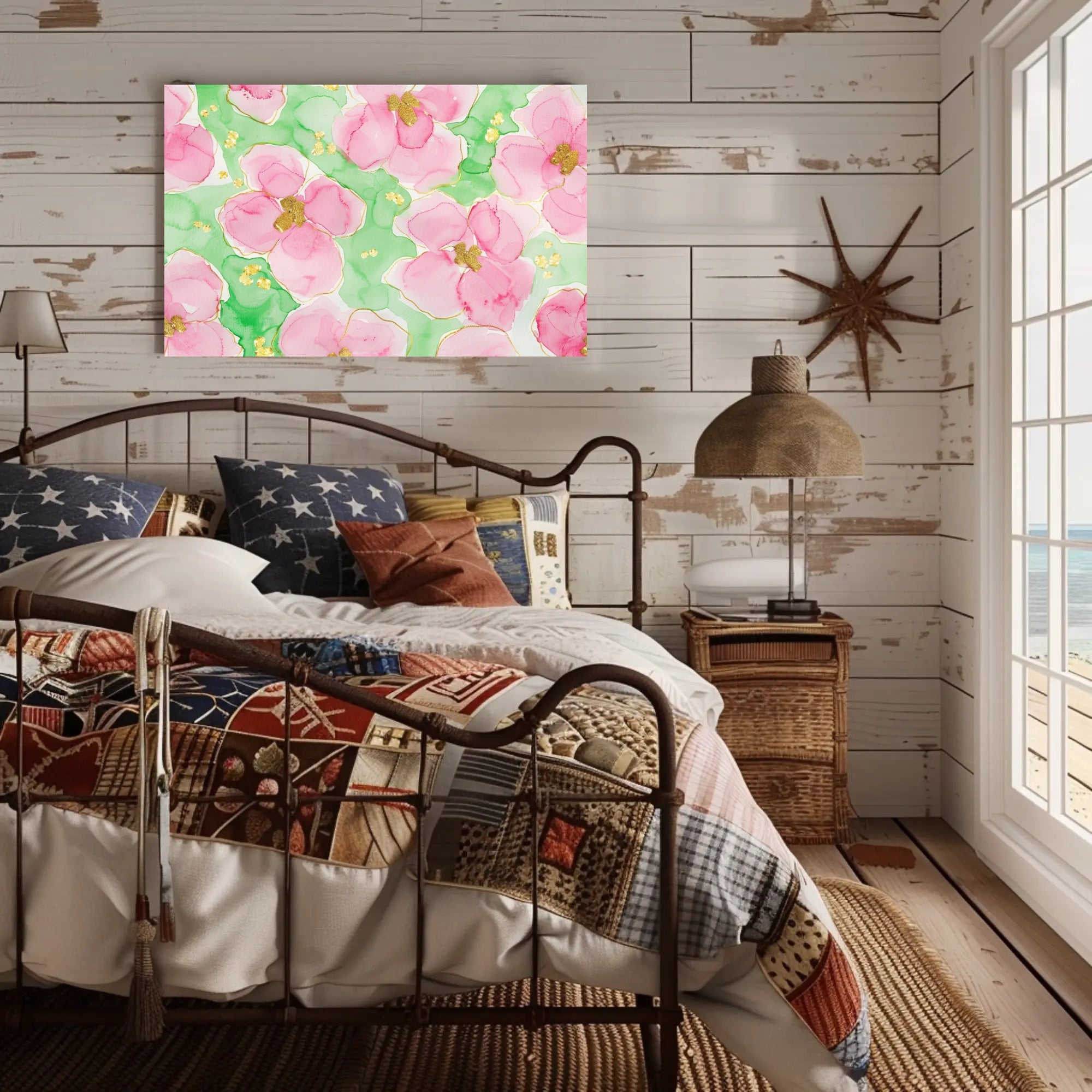 Floral Watercolor Delight Poster