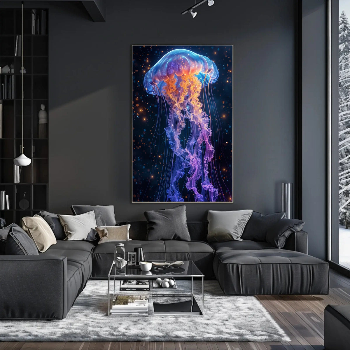 Ethereal Jellyfish Poster