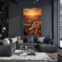 Grand Canyon Sunset Poster