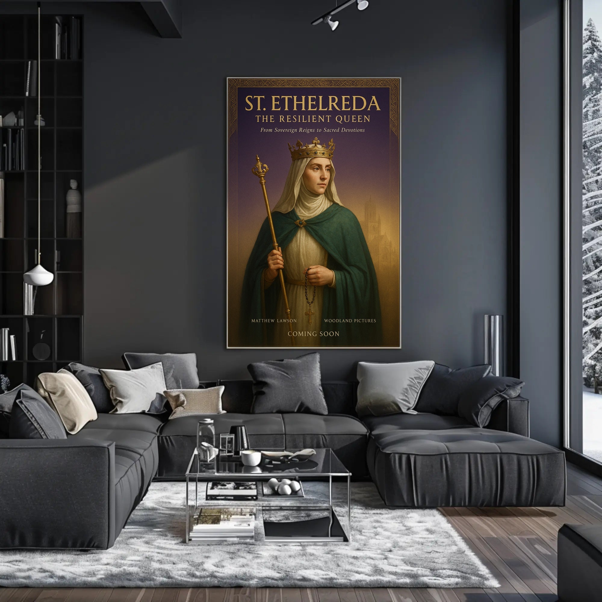 St. Etheldreda The Resilient Queen Poster