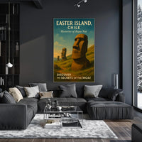 Discover the Mysteries of Easter Island Poster
