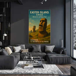Discover the Mysteries of Easter Island Poster