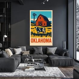 Oklahoma Countryside Poster
