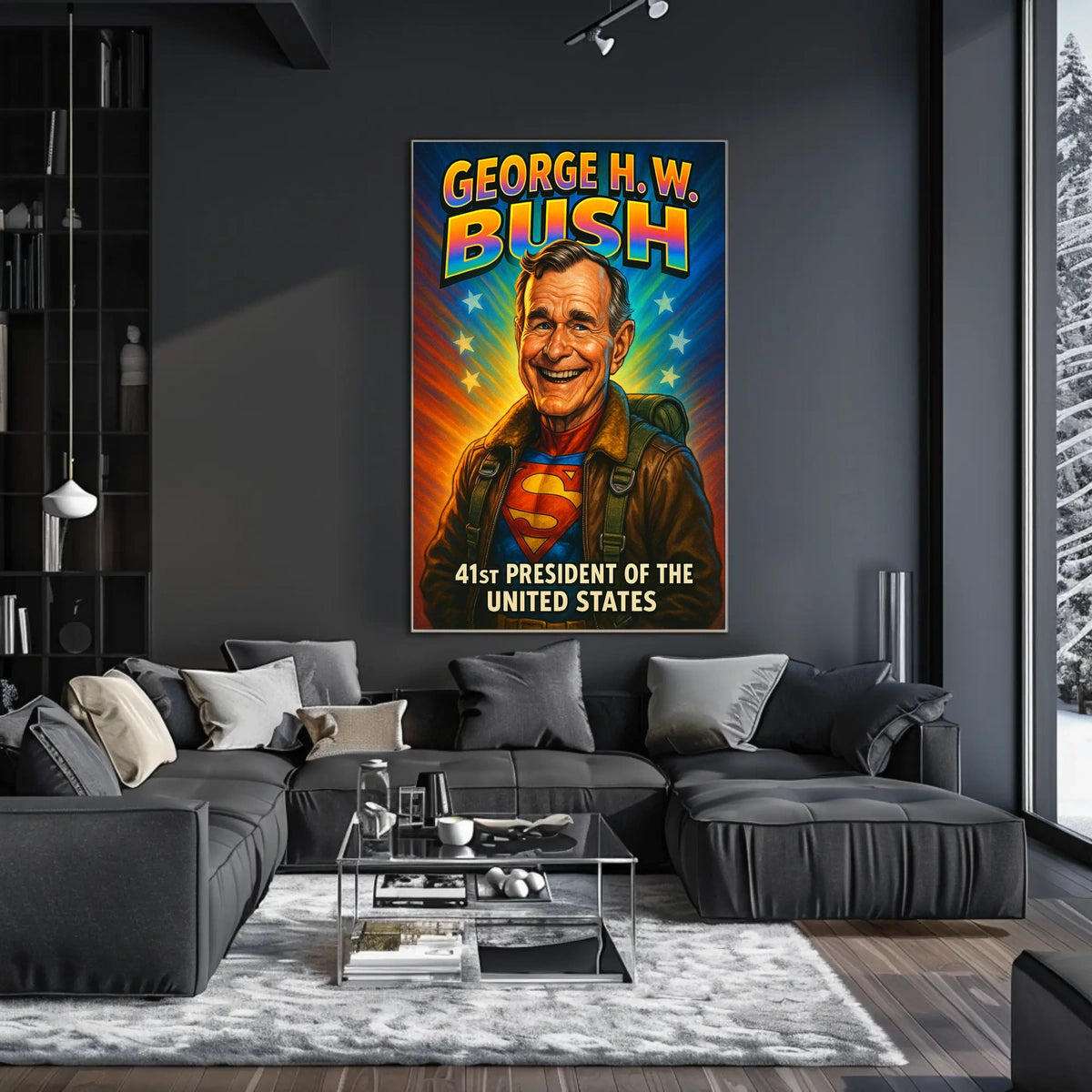 George H. W. Bush 41st President Poster
