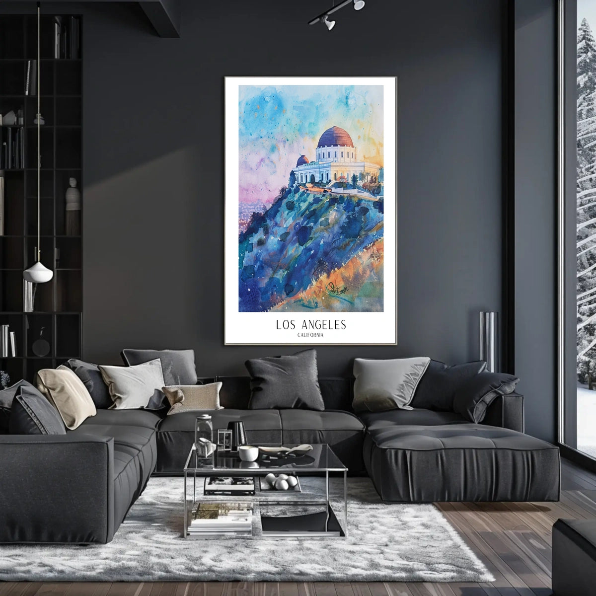 Los Angeles Skyline Poster