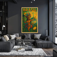 Vibrant Brazil Celebration Poster