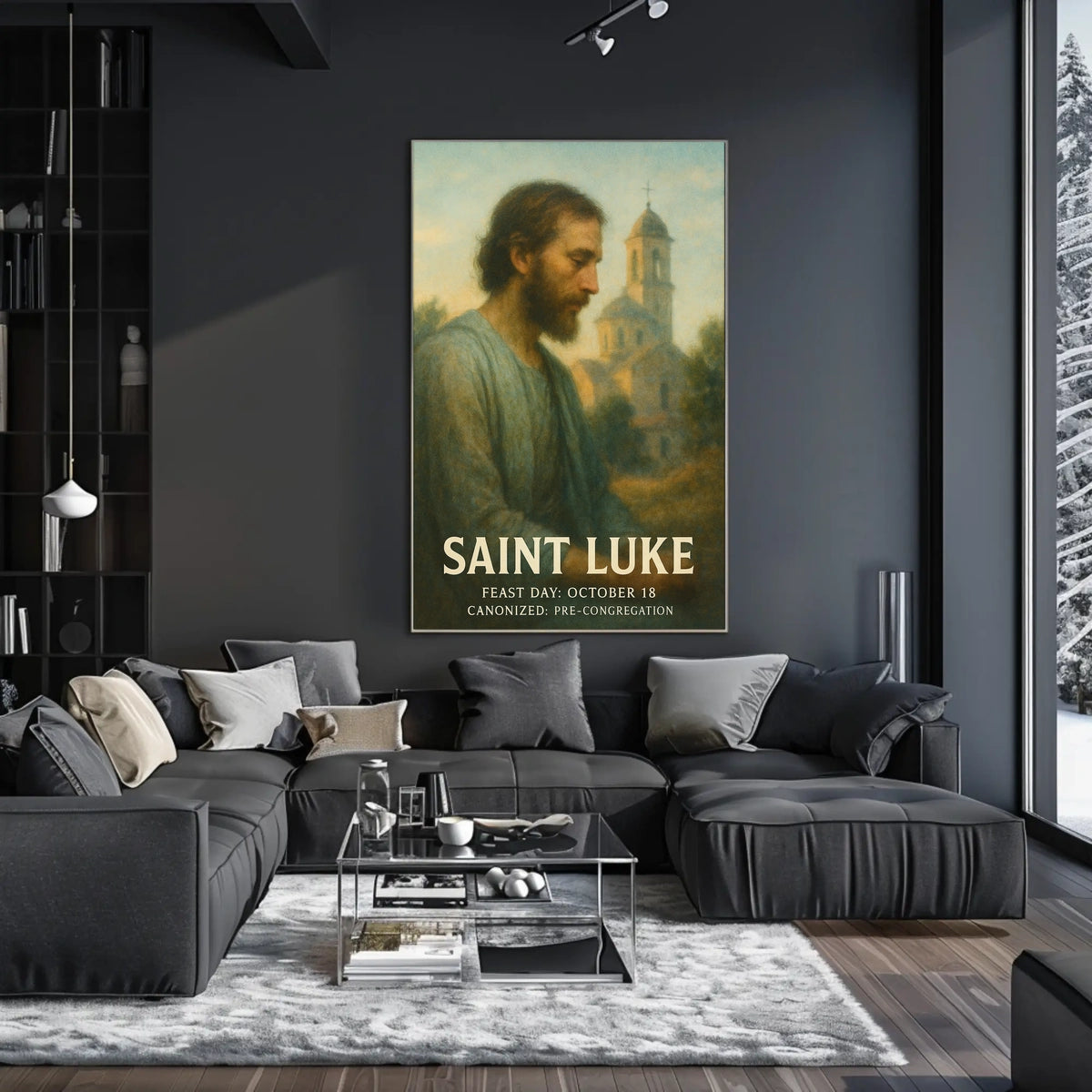 Saint Luke Feast Day Poster