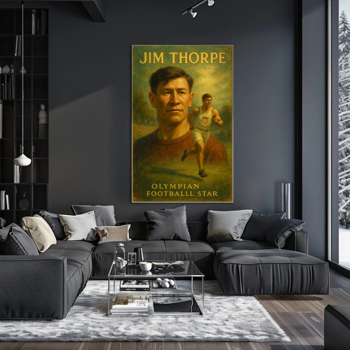 Legendary Athlete Tribute Poster