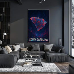 South Carolina Artistic Representation Poster